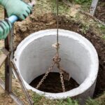 Septic,Tank,Or,Well,Installing,For,Country,House.,Septic,Well